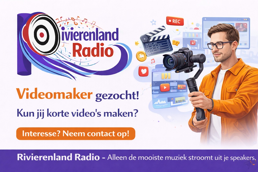 Videomaker gezocht bij Rivierenland Radio